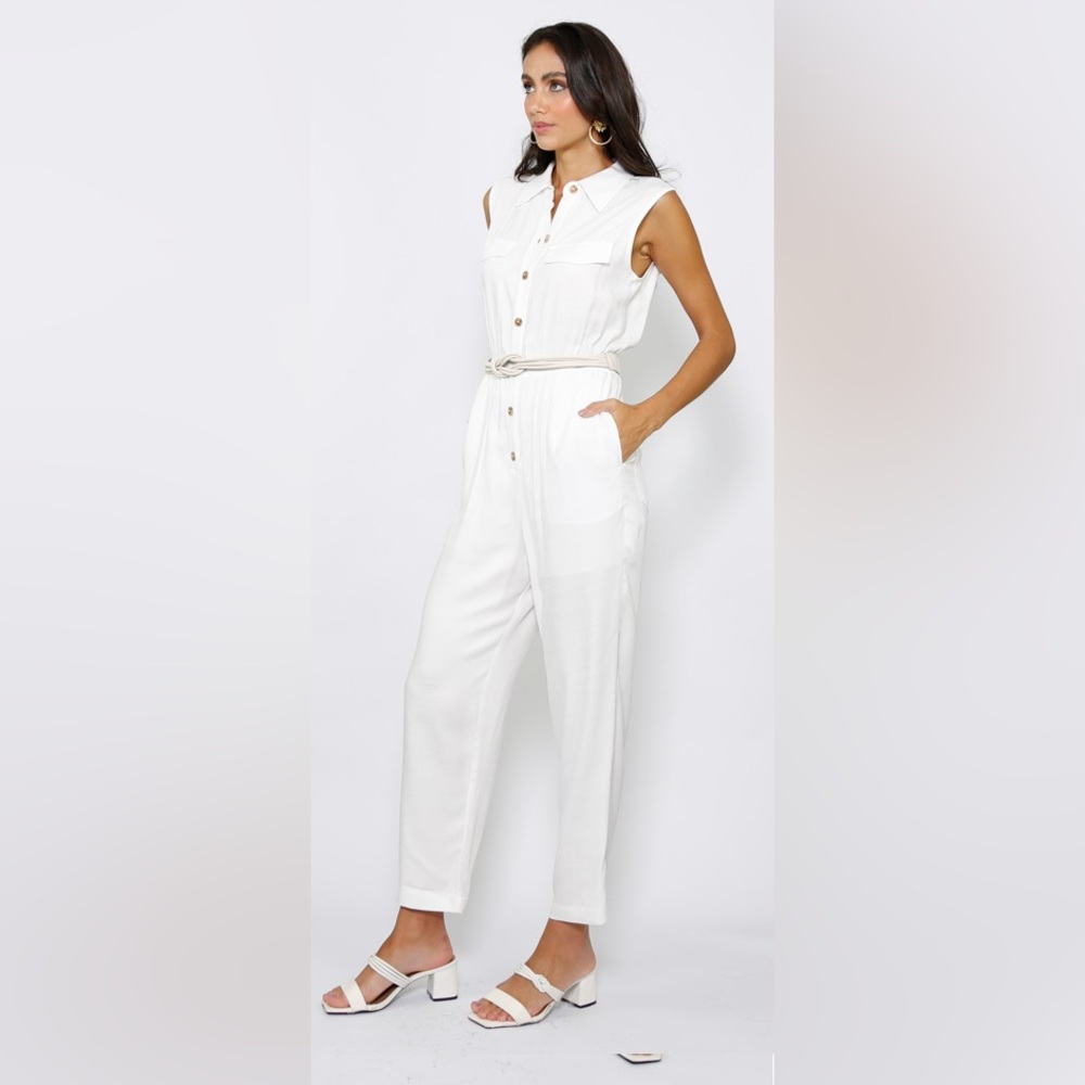 White jumpsuit